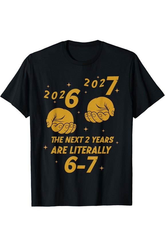 NYE 2026 Funny New Years Eve Party 6 7 Meme Unisex T-Shirt