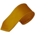 thumbnail image 1 of NYFASHION101 Big Boys' Kids' Children's Solid Color 48" Neck Tie, Gold, 1 of 1