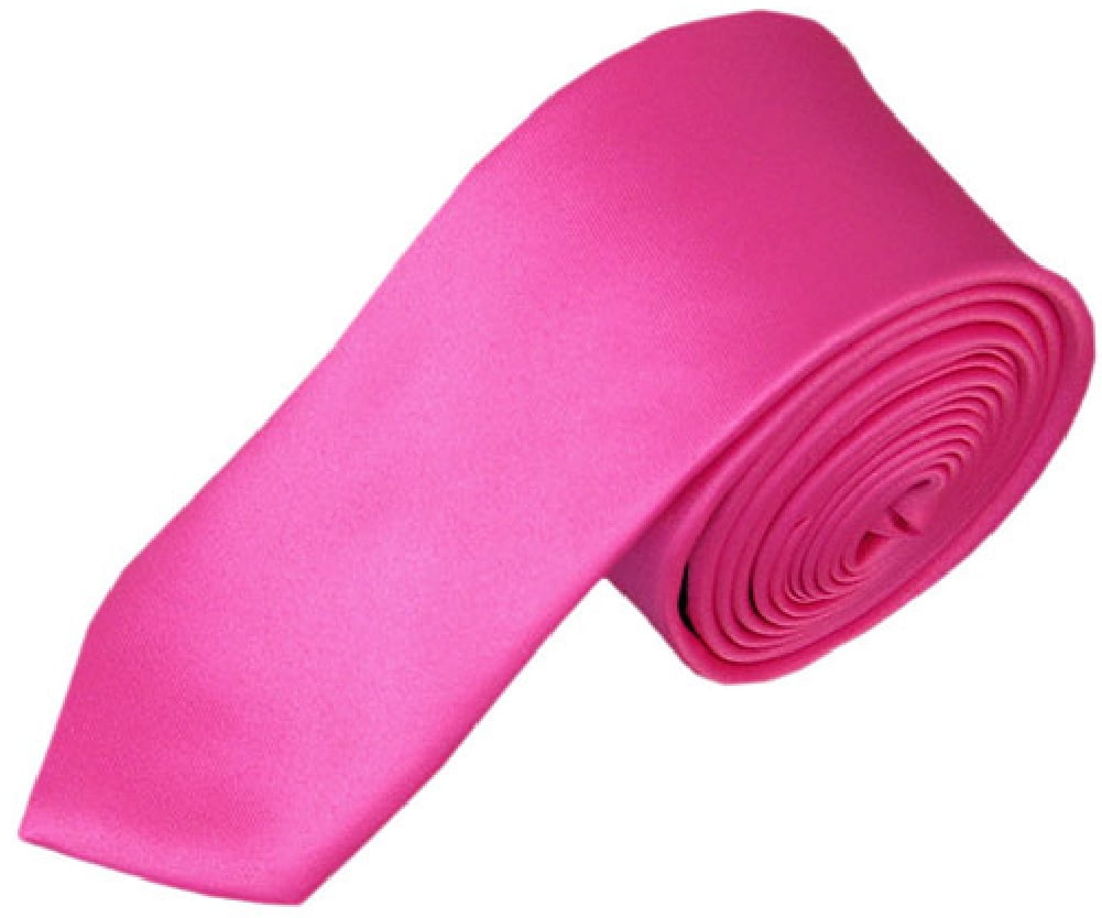 NYfashion101 Men's Solid Color 2" Skinny Tie - Oasis Color, Microfiber, Handmade - View #12