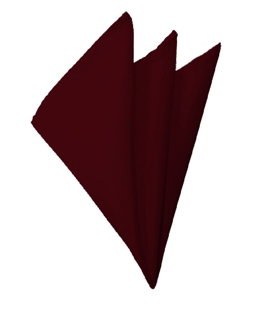 NYFASHION101 Bold Solid Color Polyester Formal Handkerchief Pocket ...