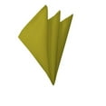 thumbnail image 1 of NYFASHION101 Bold Solid Color Polyester Formal Handkerchief Pocket Square, Mustard, 1 of 1