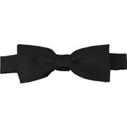 NYFASHION101 Boys' Solid Color Adjustable Pre-Tied Bow Ties - Black