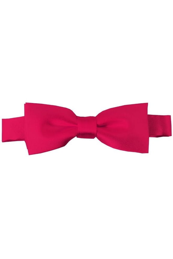 Boys' Solid Color Adjustable Pre-Tied Bow Ties - Fuchsia