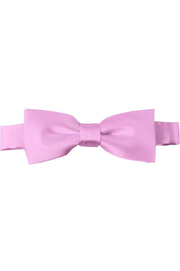 Boys' Solid Color Adjustable Pre-Tied Bow Ties - Pink