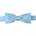 thumbnail image 1 of NYFASHION101 Boys' Solid Color Adjustable Pre-Tied Bow Ties - Powder Blue, 1 of 1