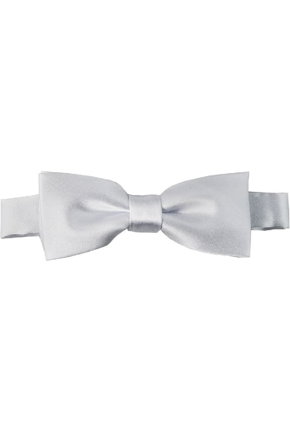 Boys' Solid Color Adjustable Pre-Tied Bow Ties - White