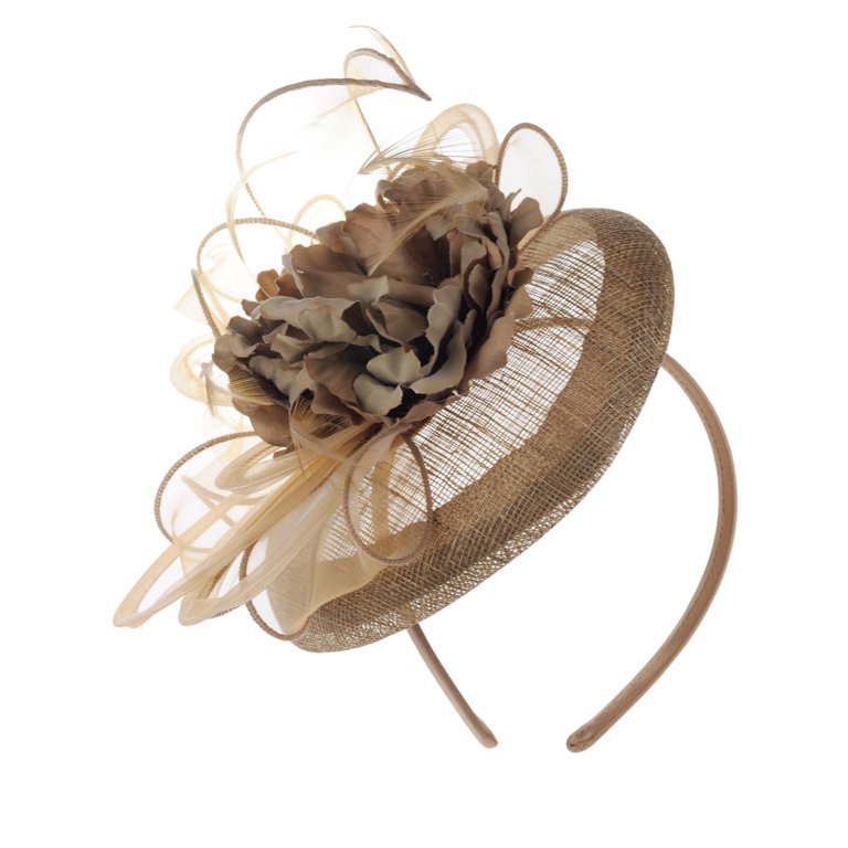 NYFASHION101 Cocktail Elegant Ruffle Flower and Feather Mesh  display picture 3