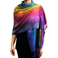 thumbnail image 1 of NYFASHION101 Elegant Colorful Paisley Soft Pashmina Scarf Shawl Wrap NBH1401Y, 14, 1 of 3