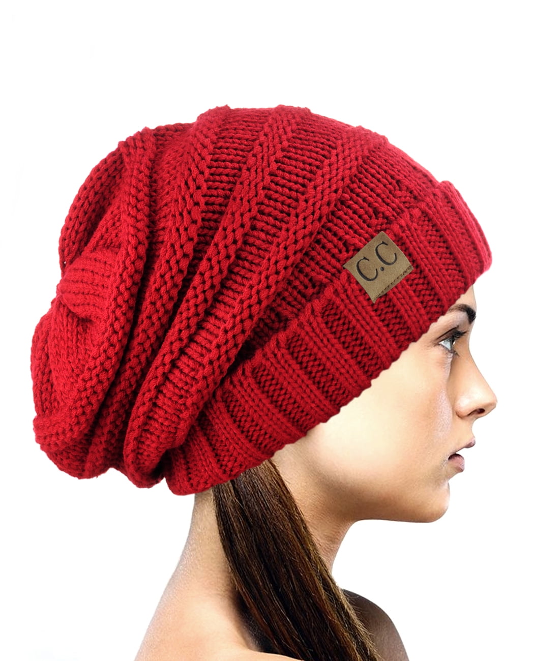 ☆MUCENT☆ Boot Long Knit Beanie Unisex 3 Colors NYFASHION101 Exclusive Oversized Baggy Slouchy Thick Winter