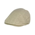 thumbnail image 1 of NYFASHION101 Fashionable Solid Color 100% Linen Unisex Duck Bill Ivy Cap, Khaki, S/M, 1 of 4