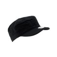 thumbnail image 1 of NYFASHION101 Fashionable Solid Color Unisex Adjustable Strap Cadet Cap, Black, 1 of 4
