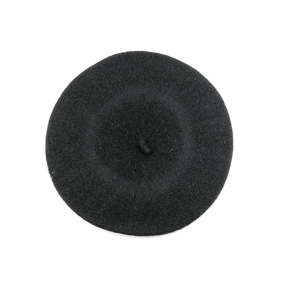 NYFASHION101 French Style Lightweight Casual Classic Solid Color Wool Beret, Charcoal Gray
