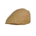 thumbnail image 1 of NYFASHION101 Men's Solid Color Cotton Elastic Buttoned Bill Newsboy Ivy Cap, Khaki, 1 of 4