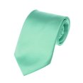 thumbnail image 1 of NYFASHION101 Men's Solid Color Polyester Tie PS74-Aqua Green, 1 of 3