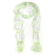 thumbnail image 1 of NYFASHION101® Silver-Tone Beaded Skinny Fishnet Shawl Scarf Waist Belt - Lime, 1 of 4