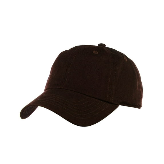 NYFASHION101 Unisex Adjustable 6-Panel Low-Profile Baseball Cap LOW100- Brown