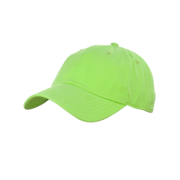 NYFASHION101 Unisex Adjustable 6-Panel Low-Profile Baseball Cap LOW100- EP LIME