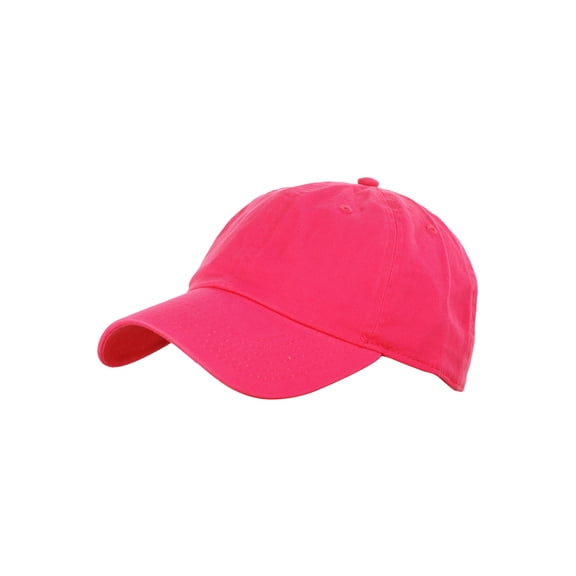 NYFASHION101 Unisex Adjustable 6-Panel Low-Profile Baseball Cap LOW100- HG HOT PINK