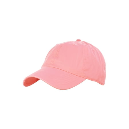 NYFASHION101 Unisex Adjustable 6-Panel Low-Profile Baseball Cap LOW100- HG LT PINK