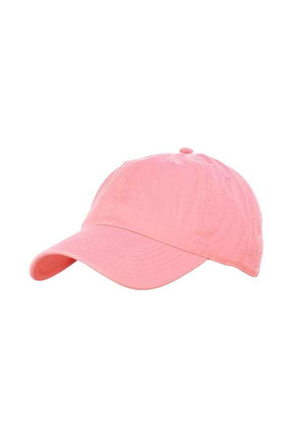 Unisex Adjustable 6-Panel Low-Profile Baseball Cap LOW100- HG LT PINK