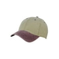 thumbnail image 1 of NYFASHION101 Unisex Adjustable 6-Panel Low-Profile Baseball Cap LOW100- Washed Khaki/Purple, 1 of 4