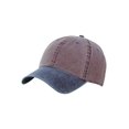 thumbnail image 1 of NYFASHION101 Unisex Adjustable 6-Panel Low-Profile Baseball Cap LOW100- Washed Purple/Blue, 1 of 4