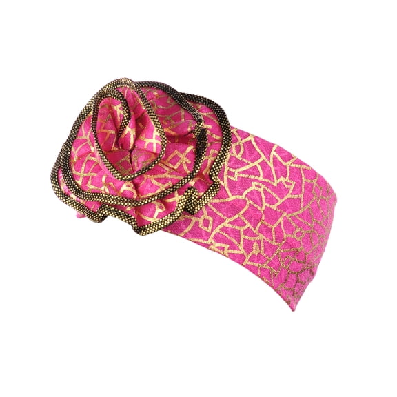 NYFASHION101® Women's Elastic Stretch Headwrap Twisted Headband - 0622 Hot Pink