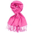 thumbnail image 1 of NYFASHION101 Women's Fabulous Plus Size Soft Pashmina Viscose Scarf Shawl Wrap, Deep Pink #54, 1 of 1