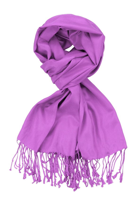 Women's Fabulous Plus Size Soft Pashmina Viscose Scarf Shawl Wrap, Medium Purple #45