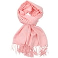 thumbnail image 1 of NYFASHION101 Women's Fabulous Plus Size Soft Pashmina Viscose Scarf Shawl Wrap, Peach Pink #23, 1 of 1