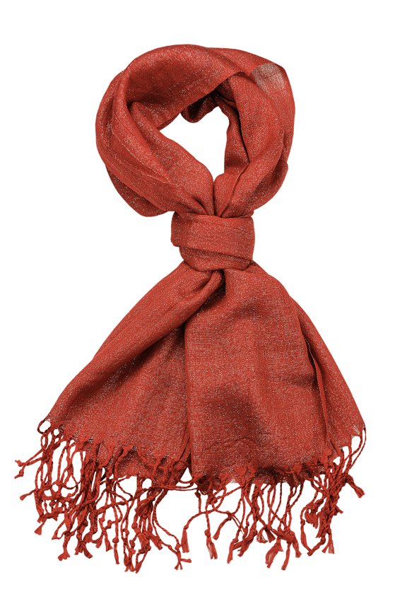 Women's Multicolor Chiffon Silk Blend Scarf Shawl Wrap, Silver
