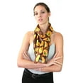 thumbnail image 1 of NYFASHION101 Women's Versatile Floral Inspired Sheer Headwrap Scarf - 1491BRGL, 1 of 3