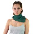 thumbnail image 1 of NYFASHION101 Women's Versatile Solid Sheer Chiffon Neckerchief Scarf - Hunter Green, 1 of 3