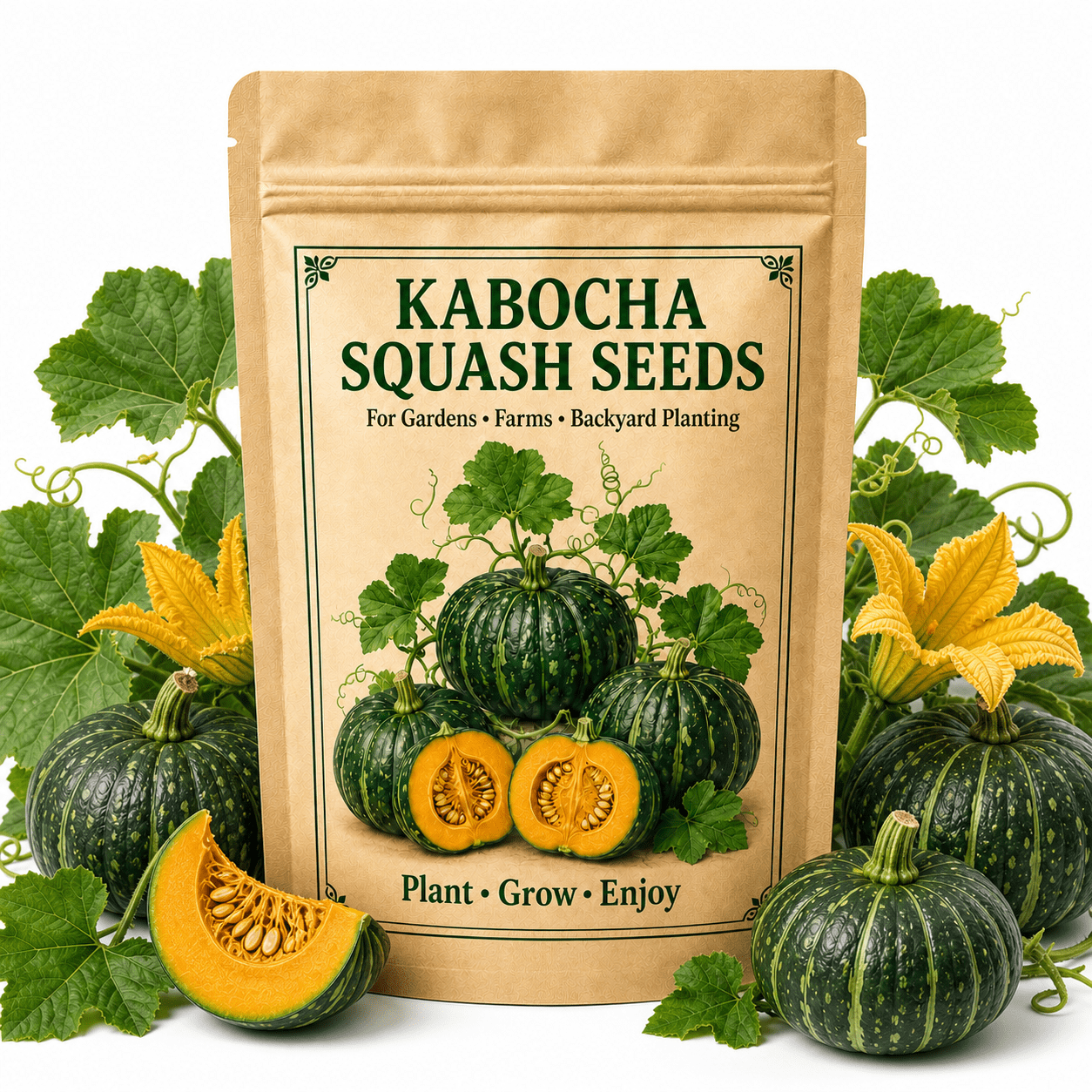 Kabocha Squash Growing Tips and Seeds