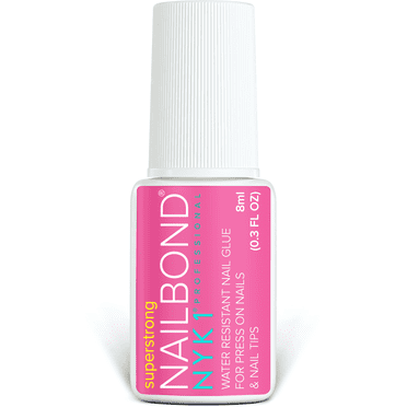 NYK1 NailBond Brush On Nail Glue For Press On Nails, Acrylic Nails And False Nails