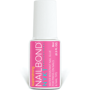 NYK1 NailBond Brush On Nail Glue For Press On Nails, Acrylic Nails And False Nails (8ml)