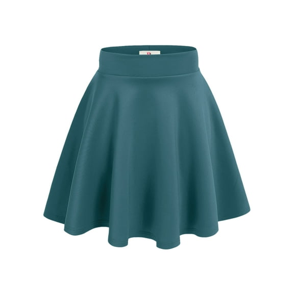 NYL Womens A-Line Flared Skater Skirt Reg and Plus Size - Made In USA, Large