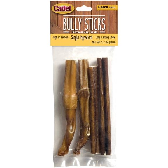 NYLABONE / Cadet Pet Cadet Bully Sticks Dog Treat - Pack of 4
