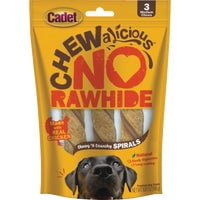 NYLABONE / Cadet Pet Cadet Chewalicious Spiral Dog Treat - Pack of 10