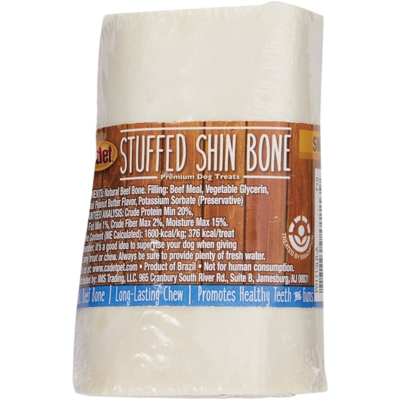 NYLABONE / Cadet Pet Cadet Stuffed Shin Bone - Pack of 4