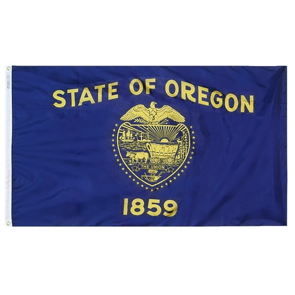 NYLGLO 144460 Oregon State Flag,3x5 Ft