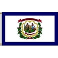thumbnail image 1 of NYLGLO 145880 West Virginia Flag,5x8 Ft,Nylon, 1 of 4