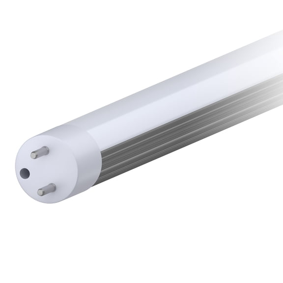 NYLL (2 Pack) 5 ft T8 G13 Type A Plug & Play LED Tube, Aluminum, Daylight (6500K) Direct Replacement for 40W F40T8, FO40/865 (Without Rewiring or Modification) Ballast Required!