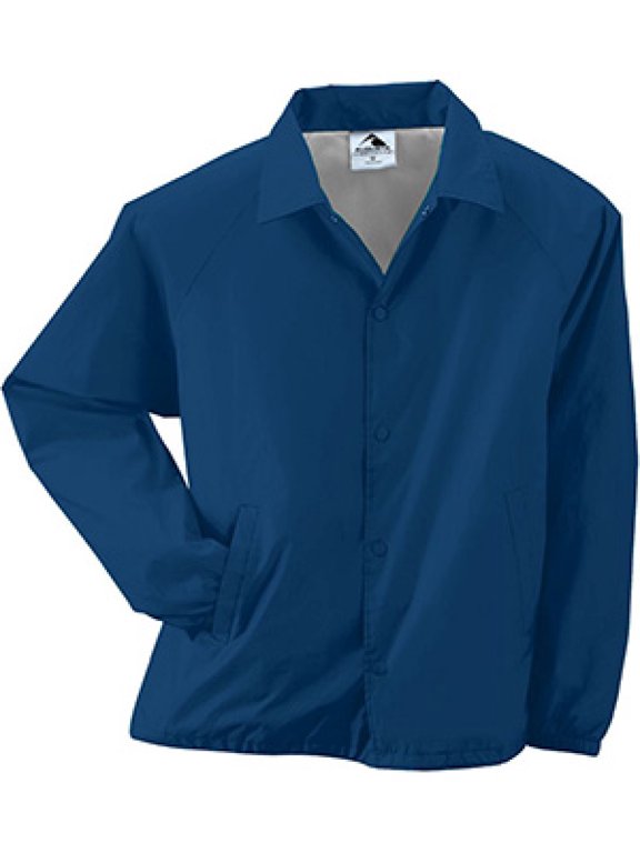 NYLON COACH'S JACKET/LINED NAVY 3XL