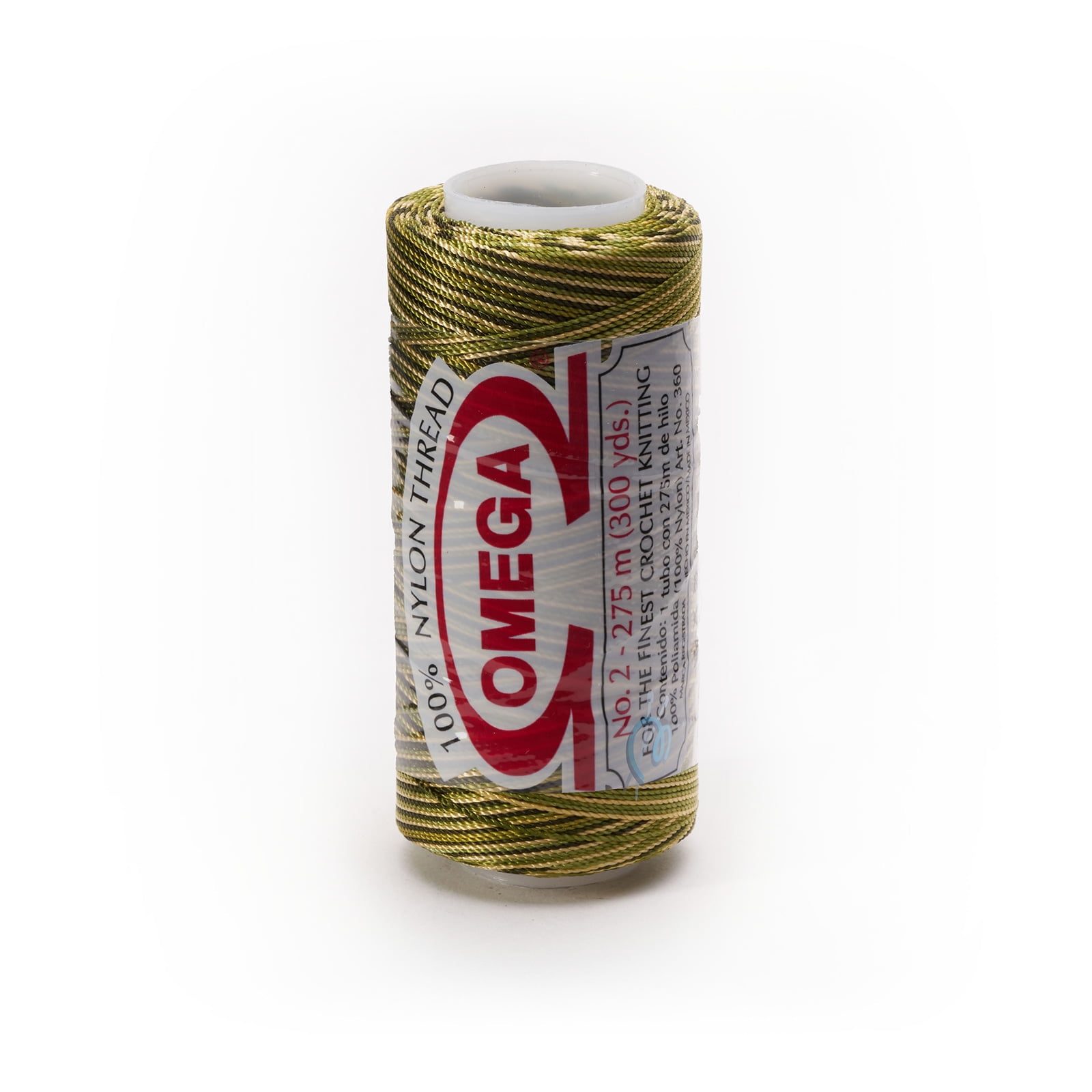 NYLON NO.2 [Variegated] by Omega - Strong 100% Nylon String Cord for ...