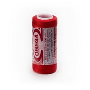 NYLON NO.2 by Omega - Strong 100% Nylon String Cord for Fine Crochet and Crafts - Color: 09 Red