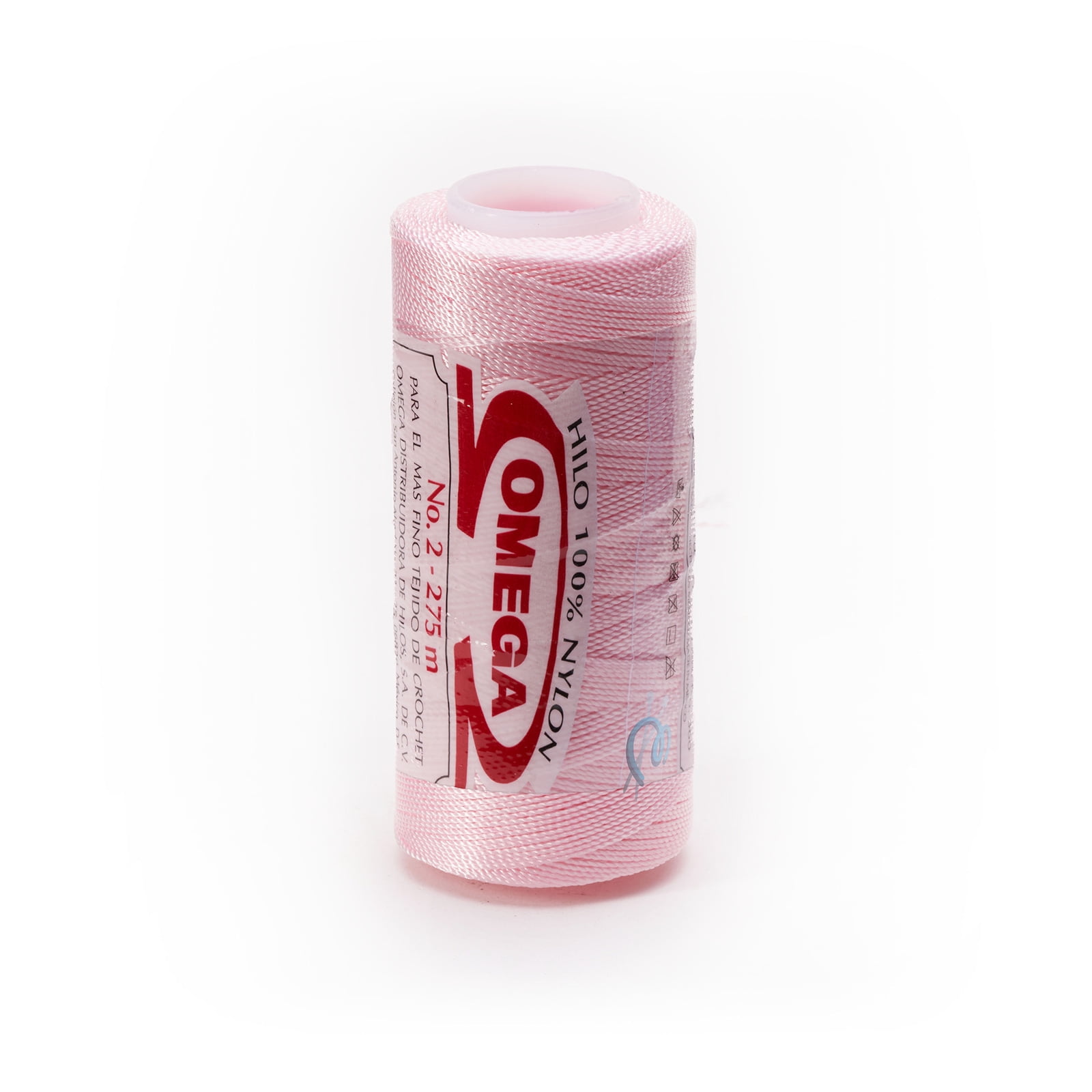 NYLON NO.2 by Omega - Strong 100% Nylon String Cord for Fine Crochet ...
