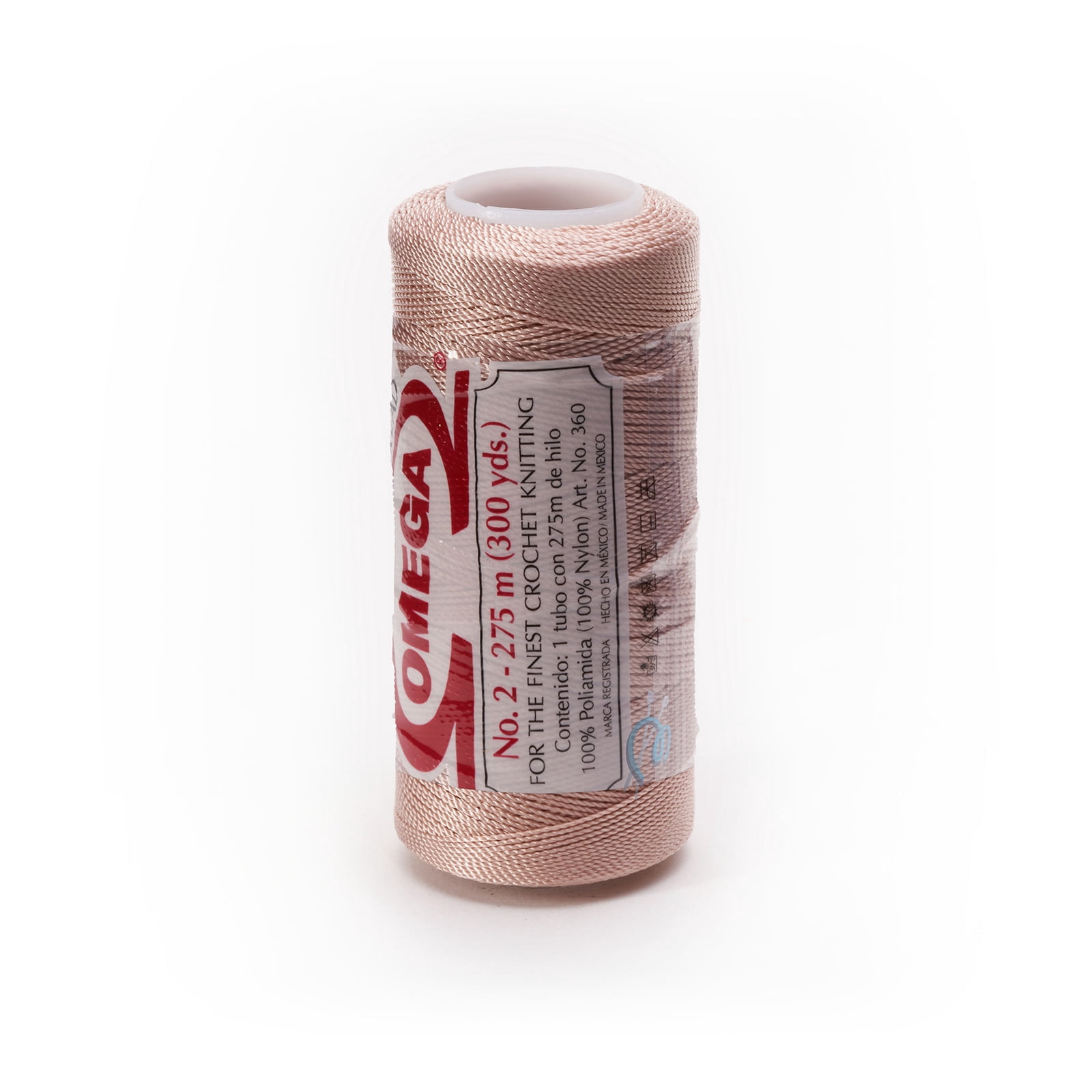 NYLON NO.2 by Omega - Strong 100% Nylon String Cord for Fine Crochet ...