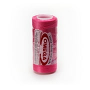 NYLON NO.2 by Omega - Strong 100% Nylon String Cord for Fine Crochet and Crafts - Color 32 Mexican Pink