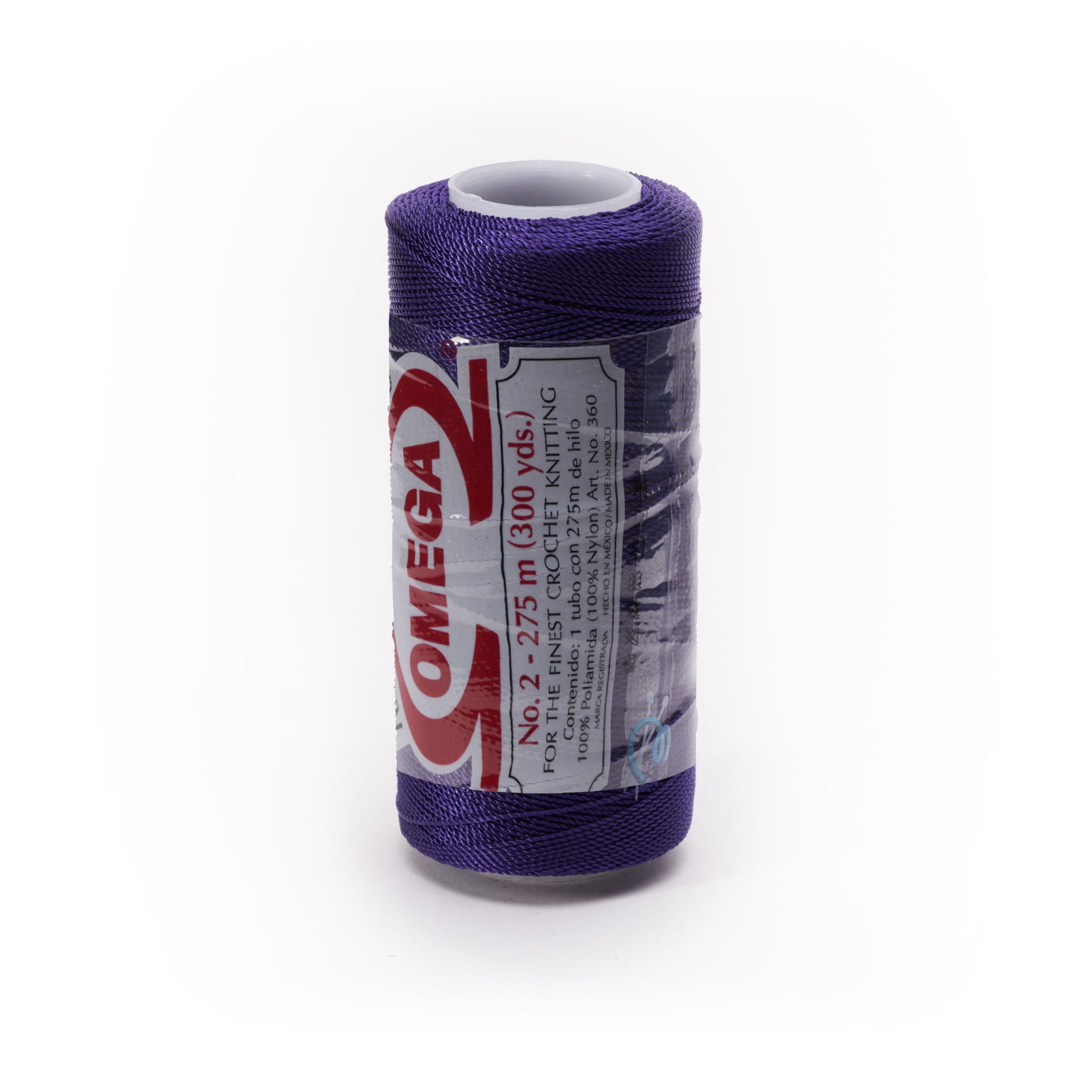 NYLON NO.2 by Omega - Strong 100% Nylon String Cord for Fine Crochet ...